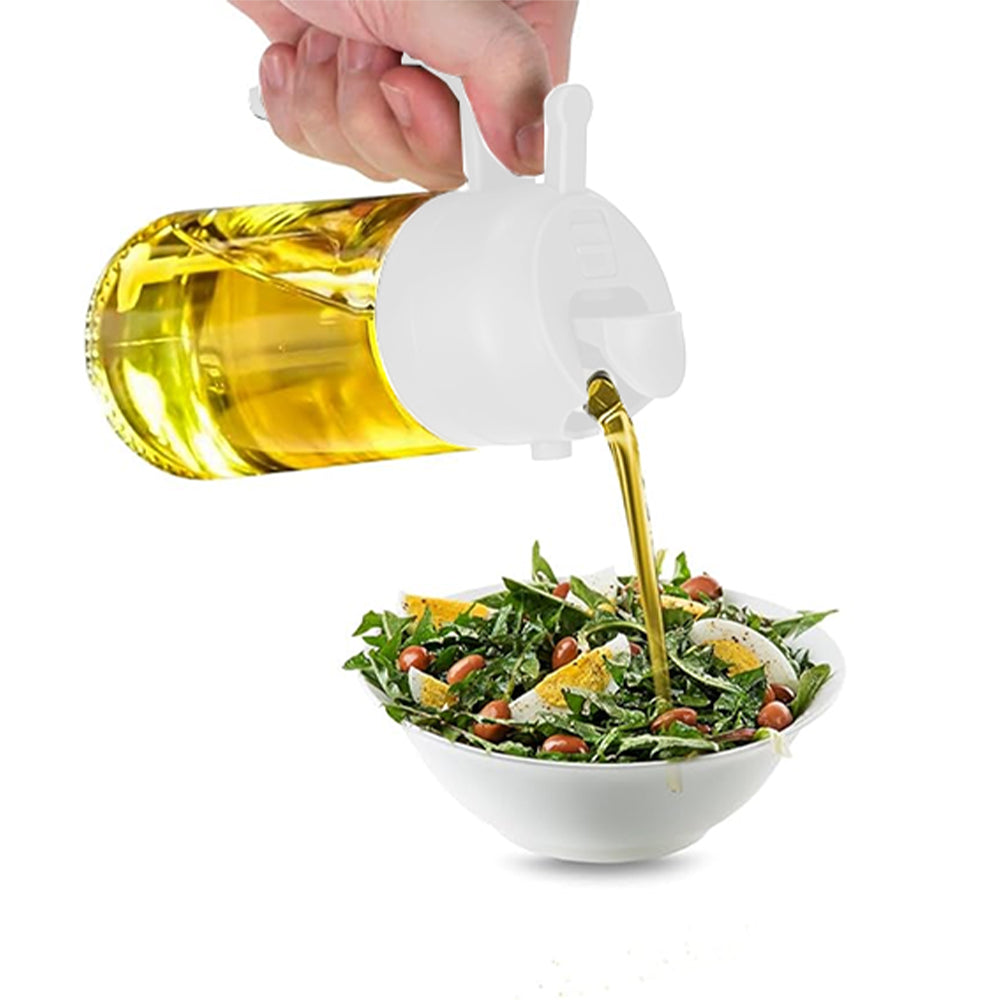 2-in-1 470ML Olive Oil Dispenser and Oil Sprayer