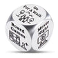 Stainless Steel Decision Dice Food Game Date Ideas Family Gift