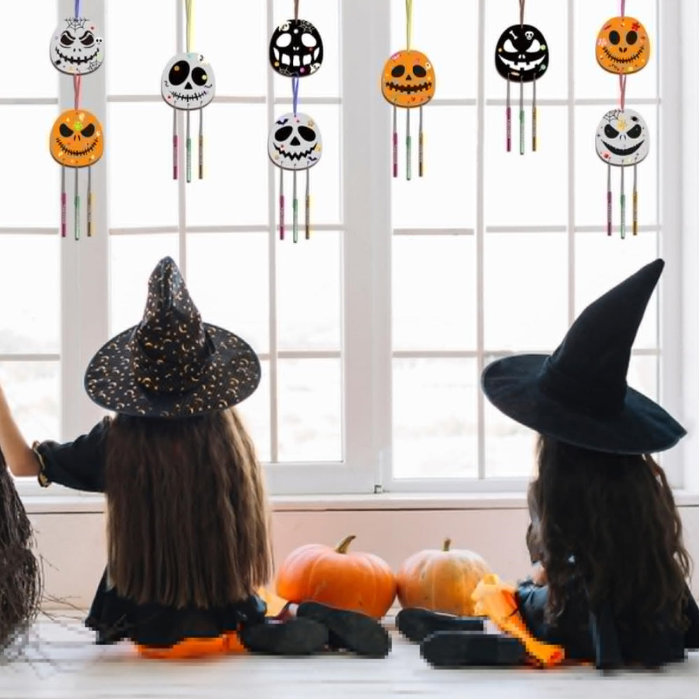 3D Rotating Ghost Wind Chime Kit for Kids Make Your Own Wind Chime Wooden Arts