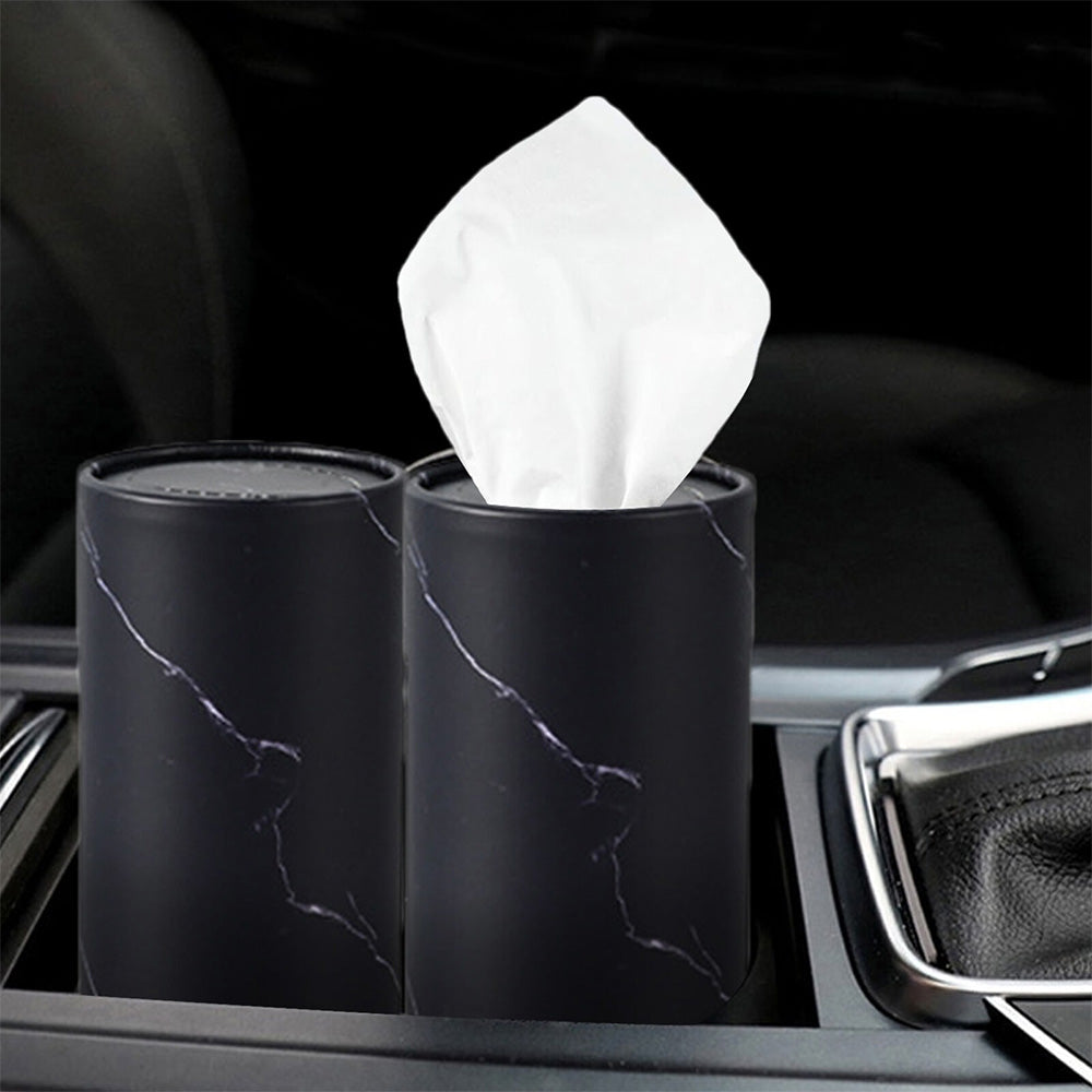 6PCS Car Tissues Holder With Facial Tissues Car Cup Holder Cylindrical Tissue Box