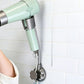 2Pcs Suction Cup Wall Mount Hair Dryer Holders