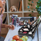 25x10.5x23CM Travel Makeup Storage Bag with Mirror and Light