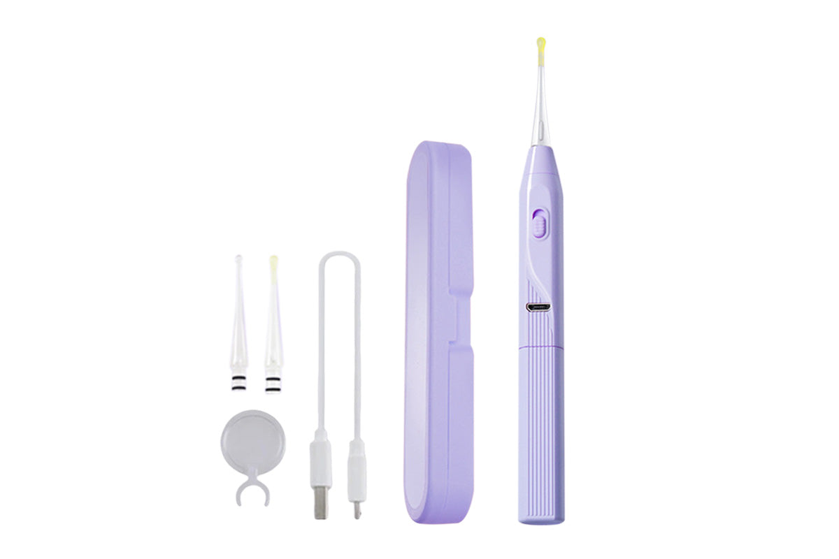 LED Lighted Ear Cleaner Kit USB Rechargeable Ear Wax Removal Tool
