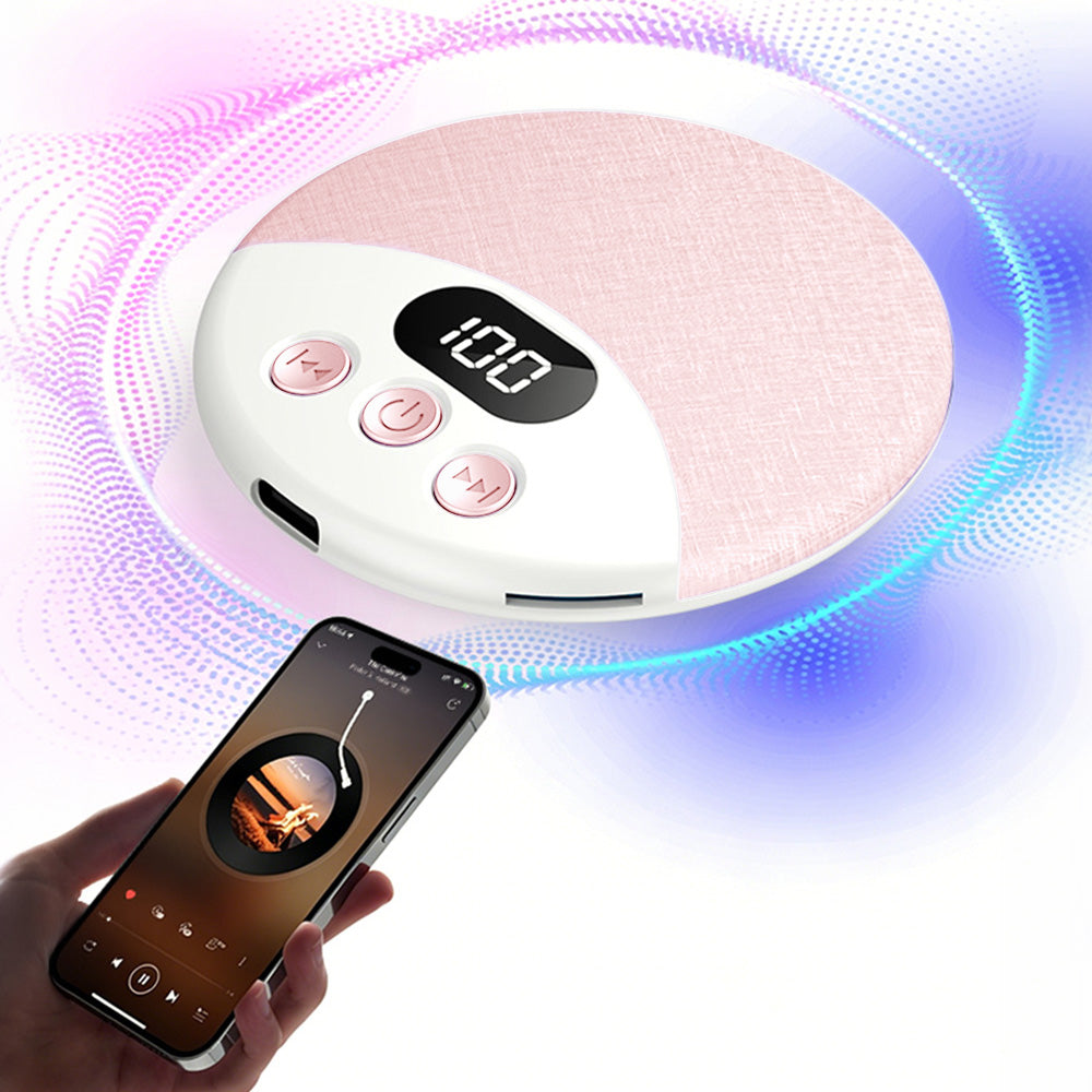 Under Pillow Speaker for Sleeping Portable Wireless Bone Conduction Pillow Speaker