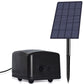 Solar Powered Oxygen Aerator Pump with Air Stone and Ground Stake for Pond Pool and Aquarium