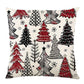 Set of 4 Christmas Pillow Covers Decorative Throw Pillow Covers for Sofa
