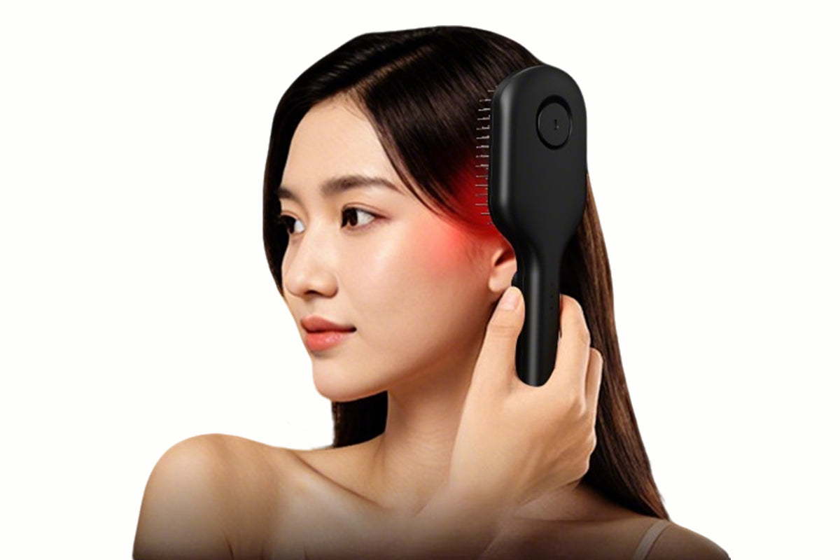 Electric Scalp Massage Comb Spray Vibrating Hair Brush Hair Care Massager