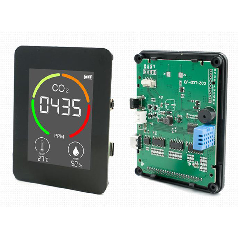 Infrared Carbon Dioxide Detector Temperature Humidity Air Quality Monitor