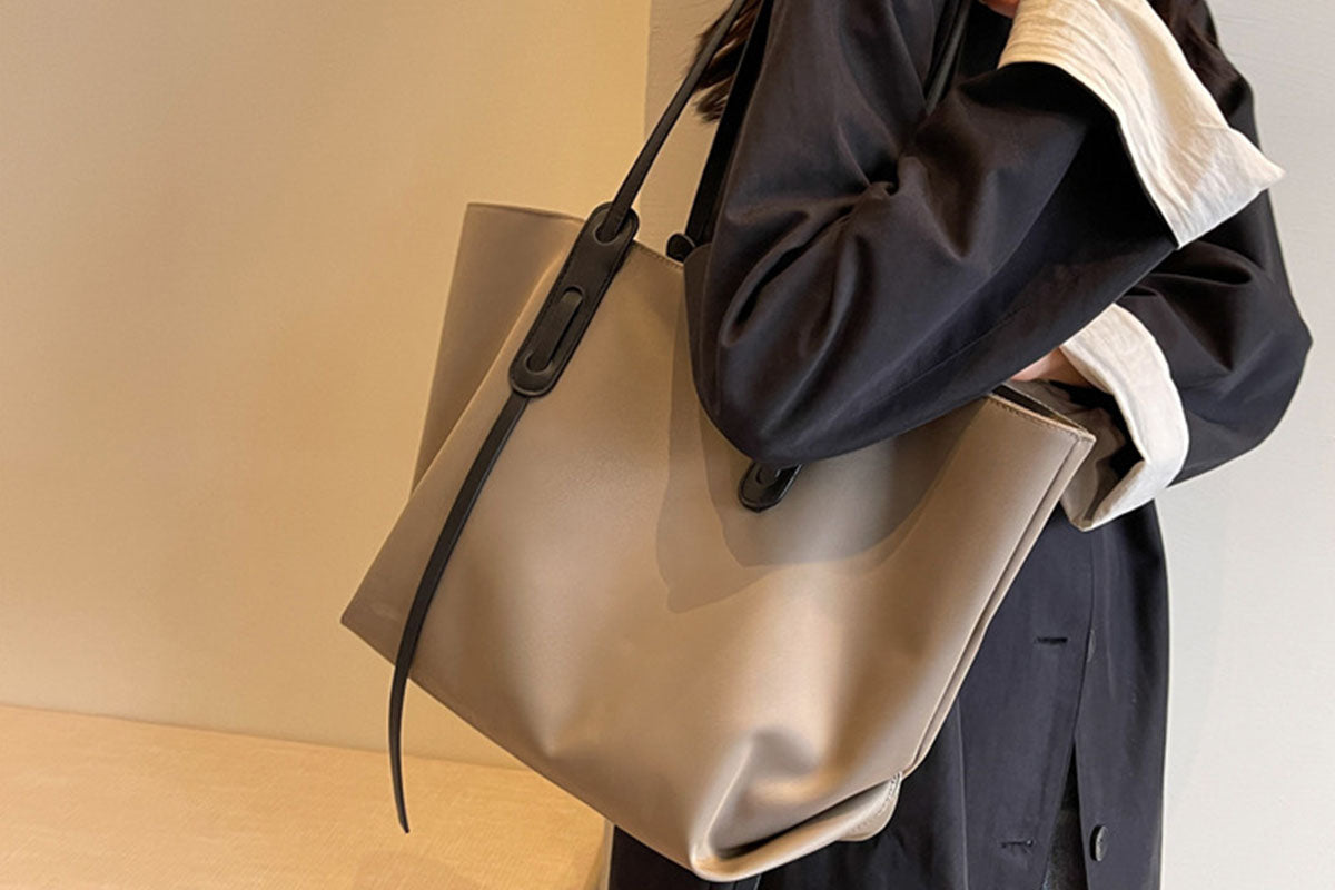 Large Capacity Tote Bag Laptop Shoulder Bag for Daily Commute Work School Shopping