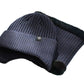 Men's Fleece Lined Knit Beanie Scarf Set Ear Warmer Winter Accessory