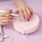 Mini Nail Dust Collector Lightweight Electric Manicure Vacuum for Home DIY and Salon Use