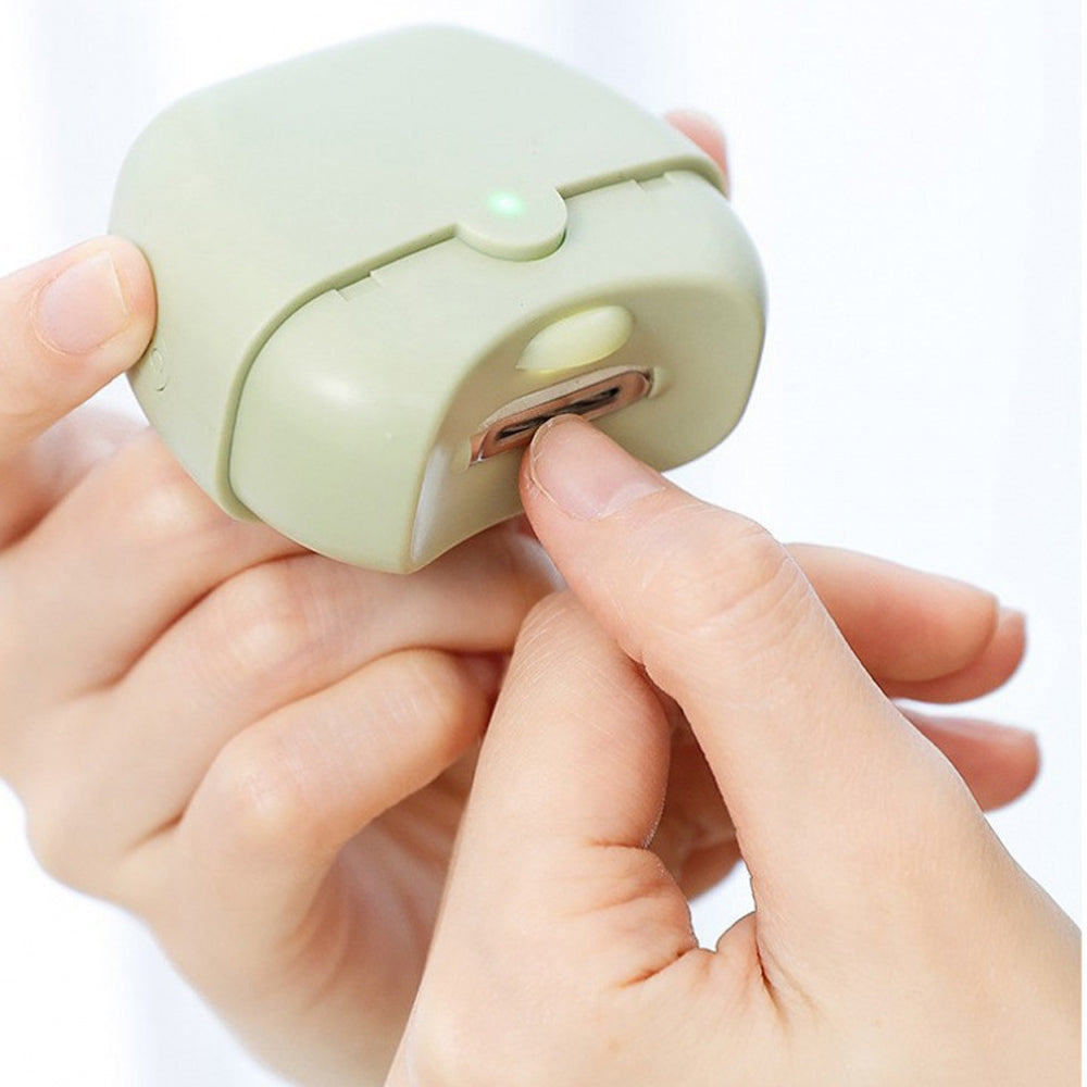 Electric Nail Clipper with LED Light Electric Toenail Clippers for Seniors