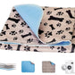 Washable Waterproof Reusable Dog Pee Pads Quick Absorbent Puppy Training Mat-Brown