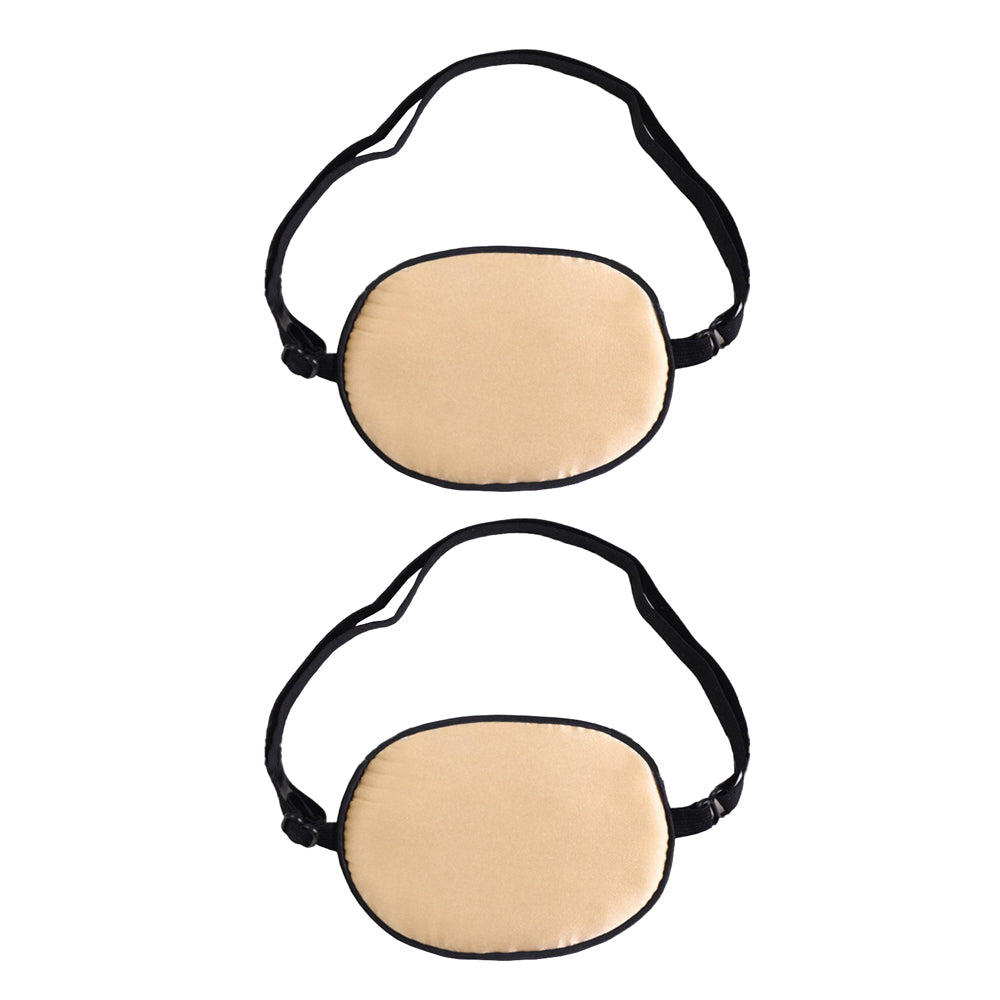 2Pcs Mulberry Silk Elastic Amblyopia Strabismus Lazy Eye Patch