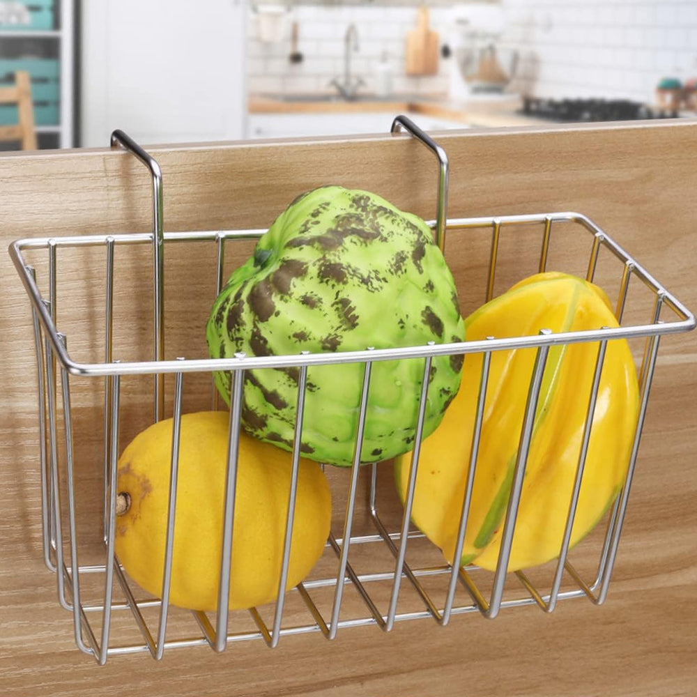 Stainless Steel Kitchen Sink Hanging Storage Basket Rack