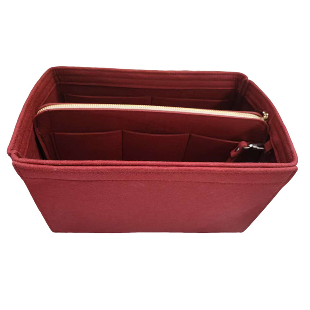 Thick Felt Tote Bag Organizer Insert with Multiple Pockets