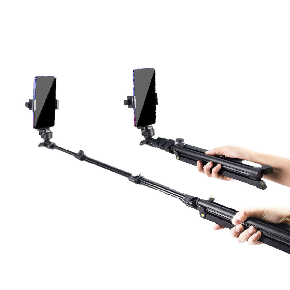 Portable Flexible Tripod Stand Rotating Selfie with Clamp for Mobile Phone Camera