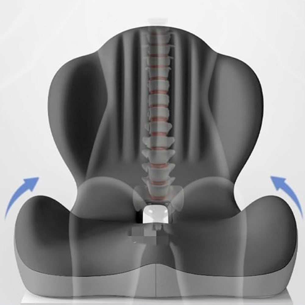 Ergonomic Back Hip Support Cushion For Office Chair And Vehicle Seat