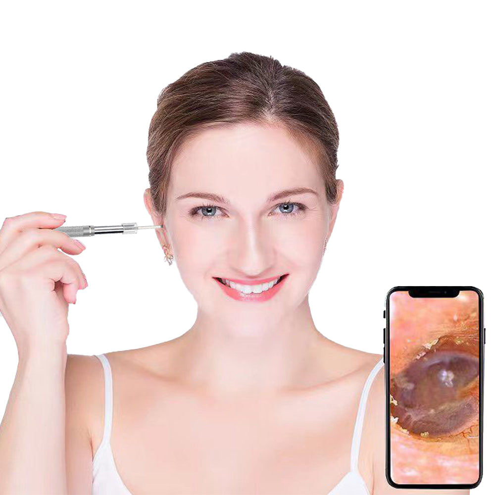 Ear Wax Removal Endoscope Earwax Remover Tool Ear Camera Ear Otoscope with 6 LED Lights