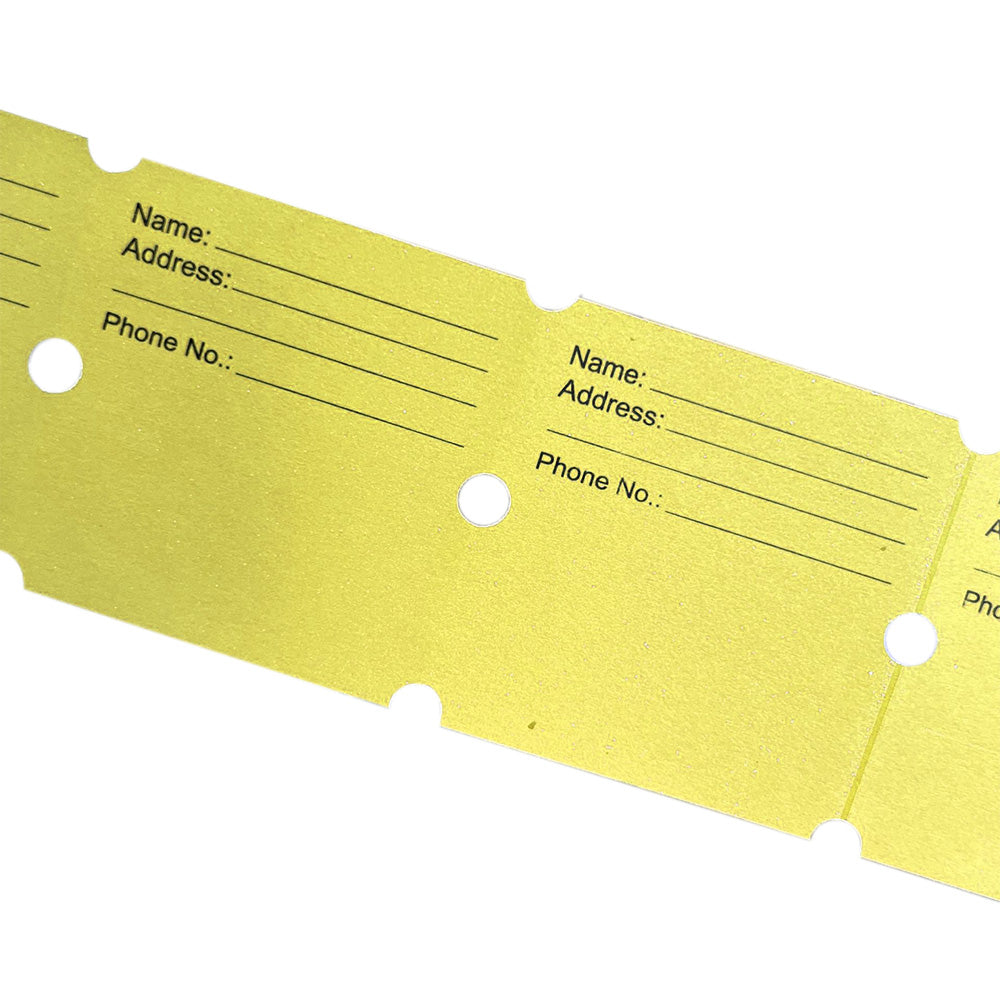 1000Pcs Raffle Tickets Ticket for Events Entry Class Reward Fundraiser Prizes