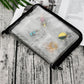 Transparent Travel Jewelry Organizer Storage Book Set for Earring Necklace Ring