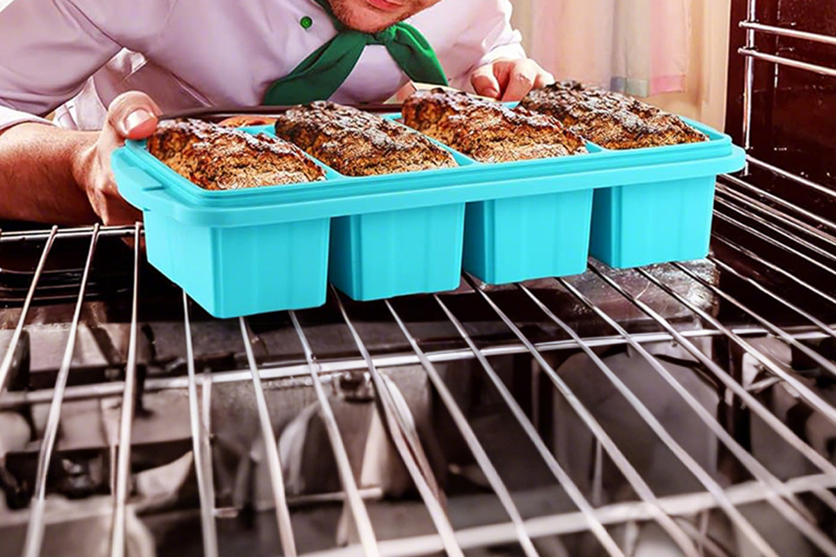 Silicone Freezer Tray With Lid Freezer Food Storage Molds for Soup Sauce Broth