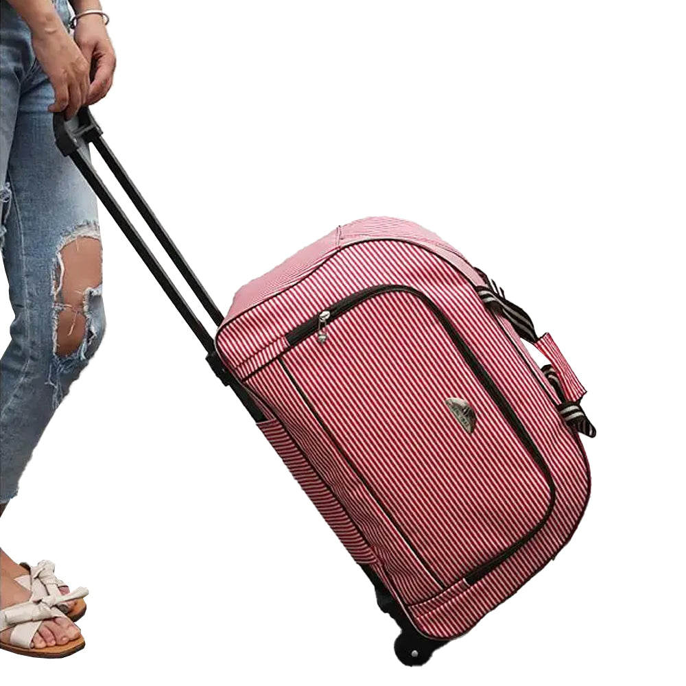 Travel 20 inch Cabin Wheeled Duffle Trolley Bag Handles Carry Bag