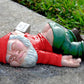Funny Drunk Garden Gnome Patio Ornament Rude Passed Out Statue for Yard Decor
