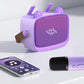 Mini Karaoke Machine Toys Gifts Portable MP3 Player with 2 Wireless Microphone