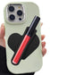 2Pcs Holder for Rhode Skin Lip Lipstick Holder for Phone Case Peel and Stick Silicone Cover