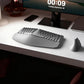 2.4G Wireless Keyboard and Mouse Set with Ergonomic Design 84 Key Keyboard and 6 Button Mouse