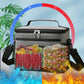 Insulated Lunch Box for Men Women Leak-Proof Cooler Lunch Bag with 4 Pockets