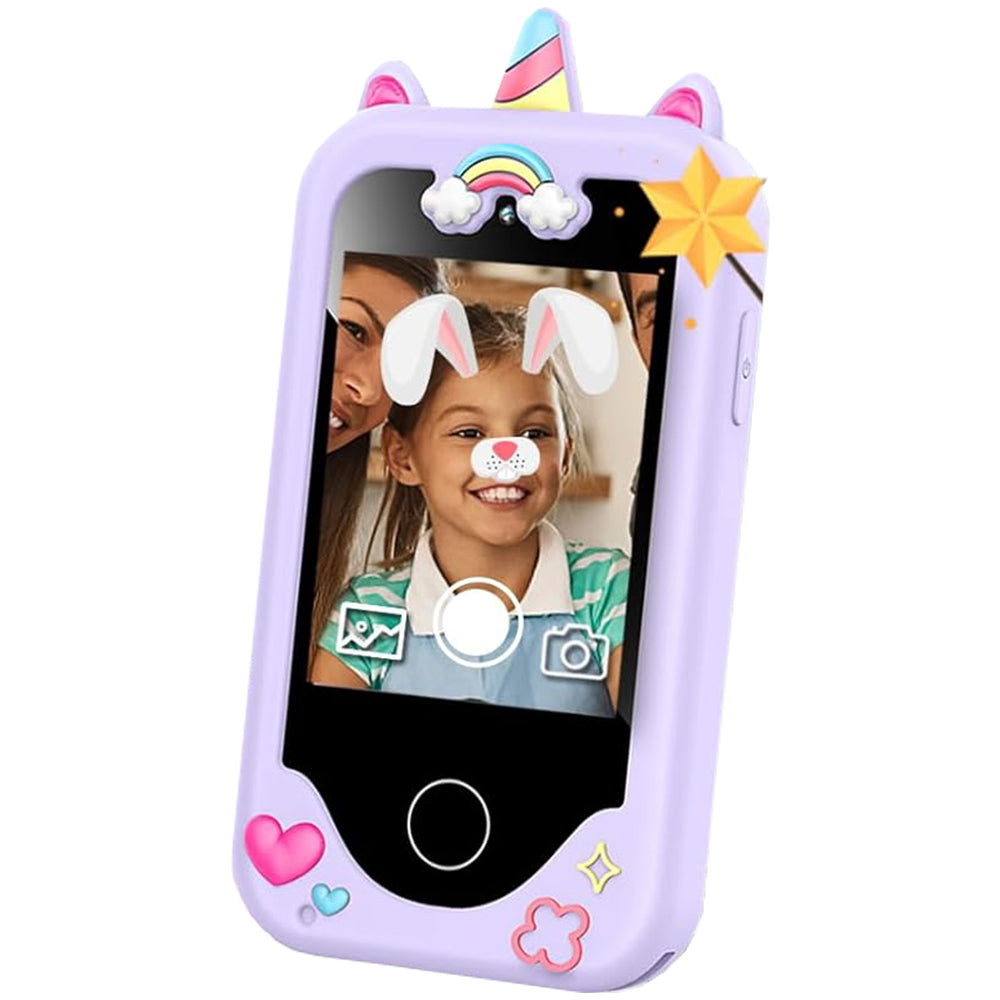 2.8Inch Touchscreen Kids Learning Play Toy Phone With Dual Camera Kids Smart Phone With 8G SD Card