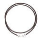 5Pcs 3mm Braided Necklace Cord Adjustable Rope with Copper Buckle for DIY Jewelry-Coffee