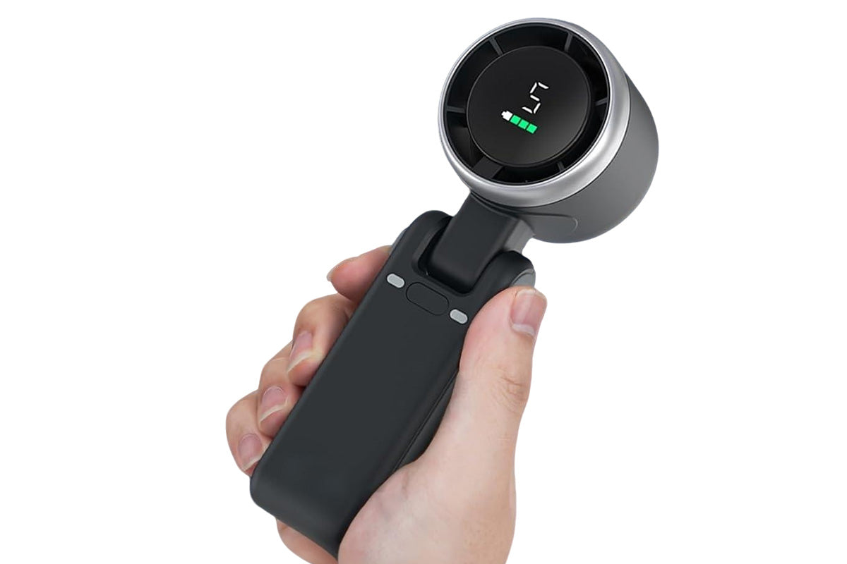 Portable Handheld Turbo Fan with 5 Gear Wind Mini Fan for Travel Beach