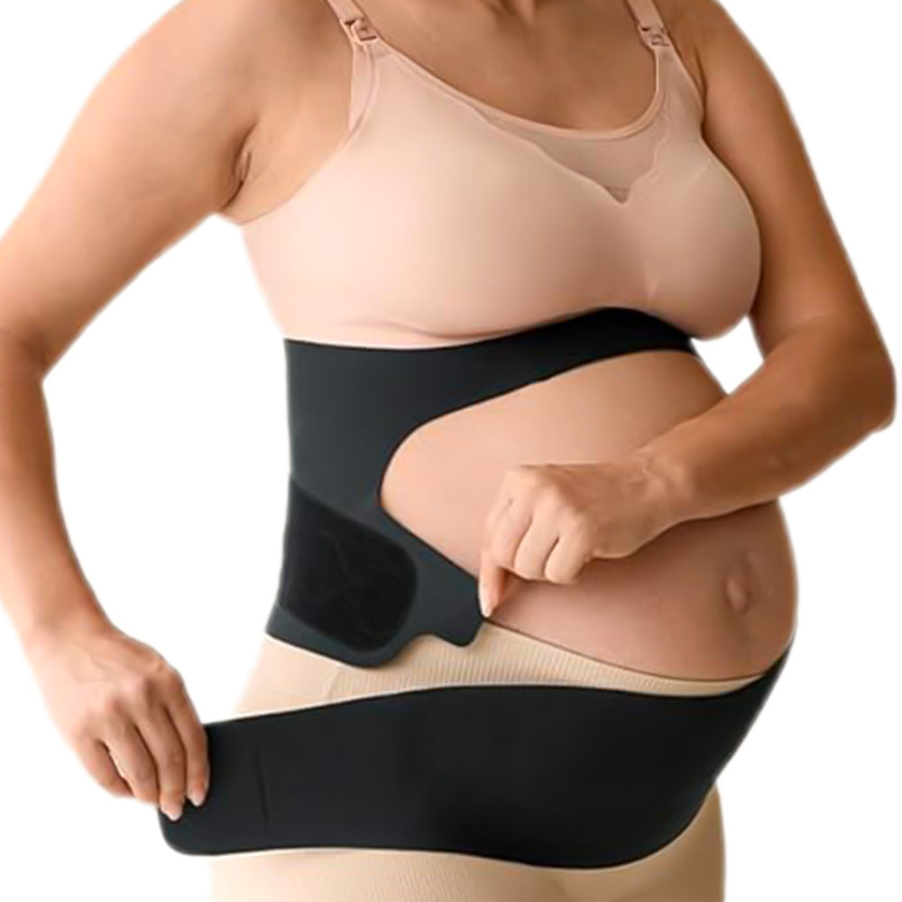 Maternity Pregnancy Belly Band Invisible Pregnancy Belt-Black