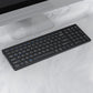2.4G Ultra-Thin Rechargeable Bluetooth Wireless Keyboard Compatible with Multi-Device