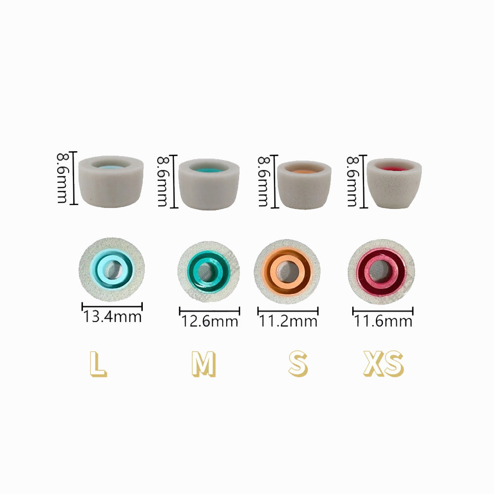 16 Pcs Memory Foam Ear Tips for Sony WF-1000XM6 XM5 XM4 Earbuds