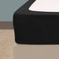 Elastic Box Spring Cover Stretchy Wrap Around 4 Sides Bed Skirt for Hotel Home