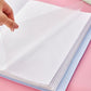 2 Pack A4 Sheet Protector Binder 40 Page Clear Folder for Certificates Posters