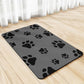 Pet Feeding Mat Absorbent Pet Placemat for Food and Water Bowl with Rubber Backing-Style 1