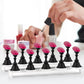 2 Sets Acrylic Magnetic Fake Nails Display Stand for Nails Painting Practices