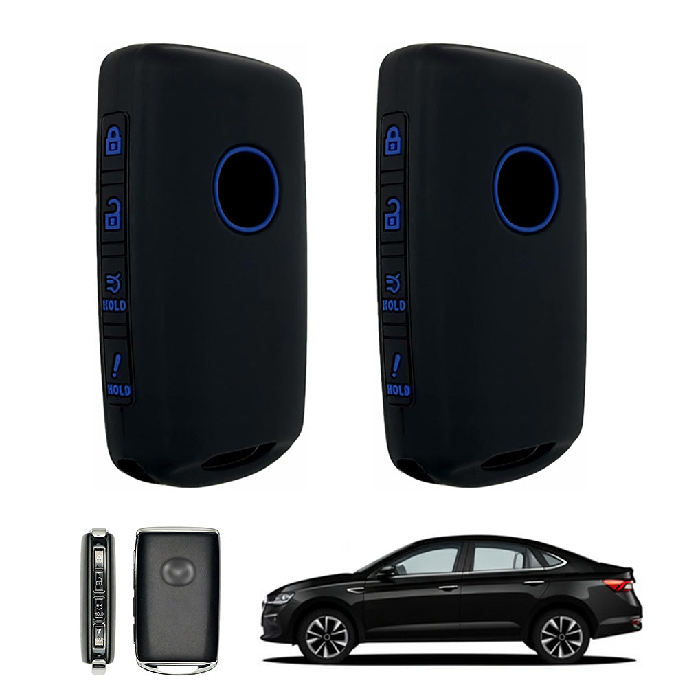 2 PCS Light Silicone Car Key Cover Cases Compatible with Mazda CX-3 CX-4 CX-5 CX-30