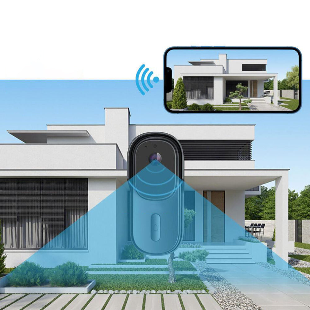 2Pcs Wireless Smart WiFi Video Camera Doorbell