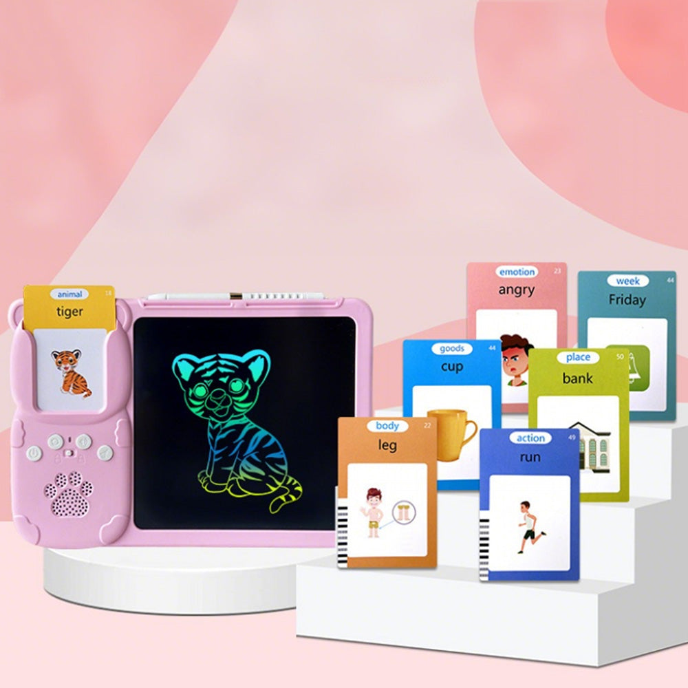 Talking Flash Cards Toys 510 Words with Drawing Tablet for Boys Girls