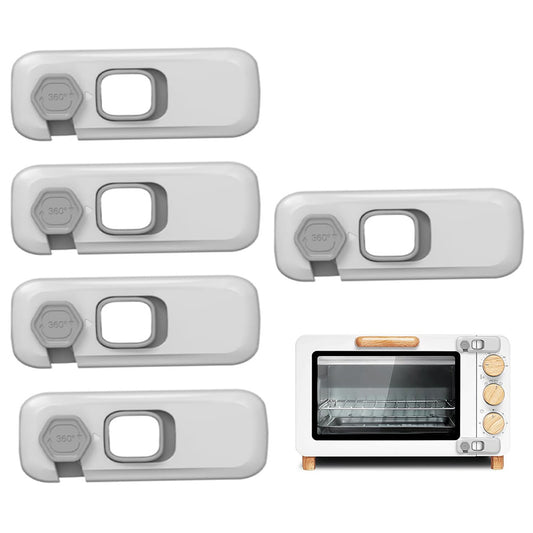 5Pcs Proof Refrigerator Lock Freezer Door Lock for Fridge Cabinets