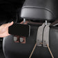 2Pcs Car Back Seat Headrest Storage Hanging Double Hooks