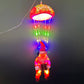 Christmas Decorations Santa Claus Parachute Lights LED Hanging Xmas Tree Decor