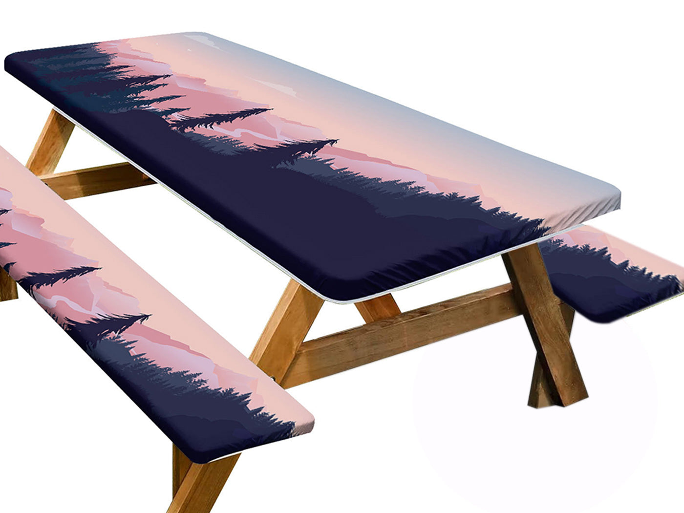 Picnic Table Cover with Bench Covers Camping Tablecloth Camping Essentials