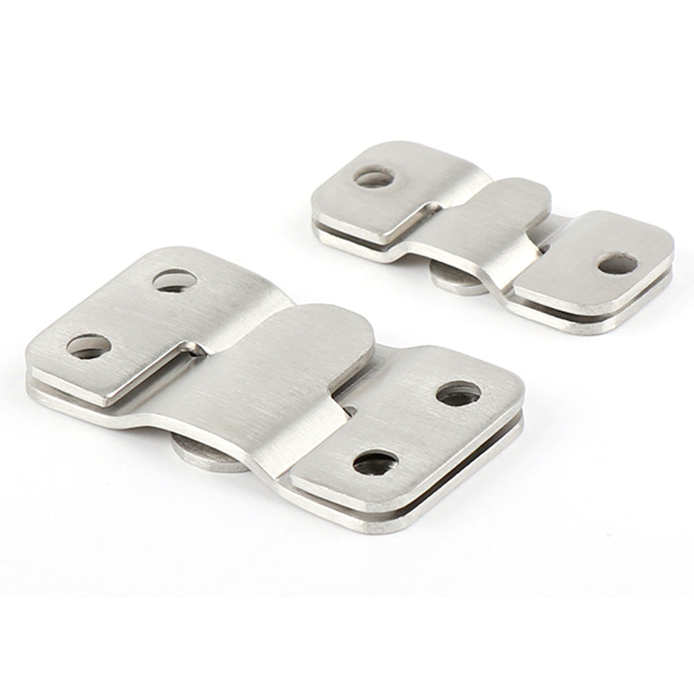 10 Pairs Flush Mount Brackets with Screws Flush Concealed Mount Bracket for Picture Frame Furniture